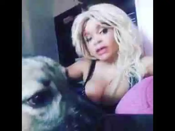 Video: Actress Cossy Orjiakor Shows Off Her Dog